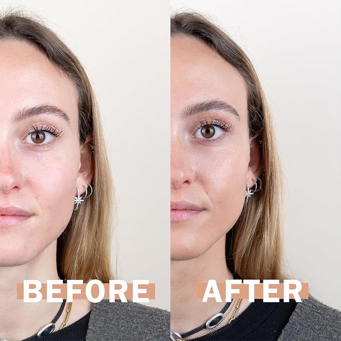 Bronzing Face Serum - Hydrating Serum with Hyaluronic Acid - Anti-Pollution Bronzer Drops for Radiant Skin Glow - All Skin Types - 99% Natural Ingredients Face Tanner - Vegan - 1 Fl Oz-BrightBean Baby