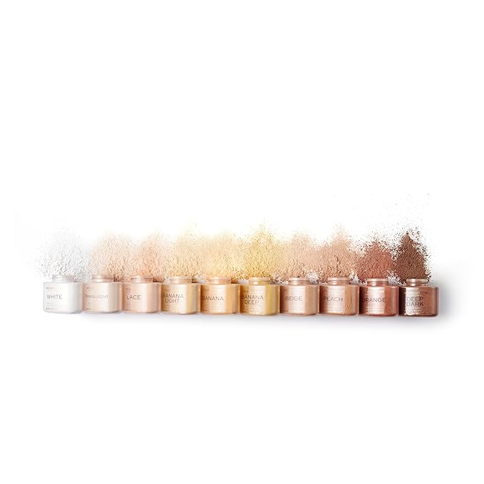 Revolution Beauty, Loose Baking Powder, Makeup Setting Powder, Long Lasting Coverage, Mattifies & Reduces Shine, Lace, 1.13 Oz-BrightBean Baby