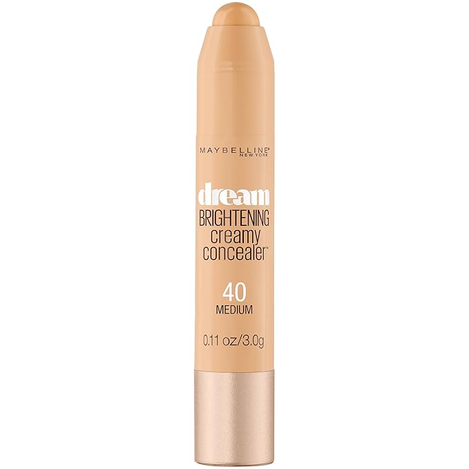 Maybelline Dream Brightening Creamy Concealer, Medium, 0.11 oz.-BrightBean Baby