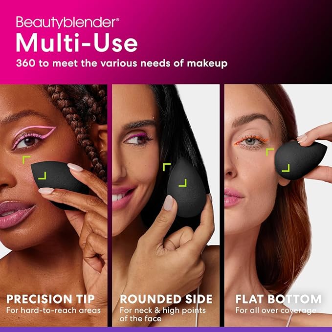 Beautyblender® | Pro Blender Makeup Sponge | Blend Liquid Foundations, Powders and Creams | Streak Free Application | Vegan, Cruelty Free | Made in USA-BrightBean Baby