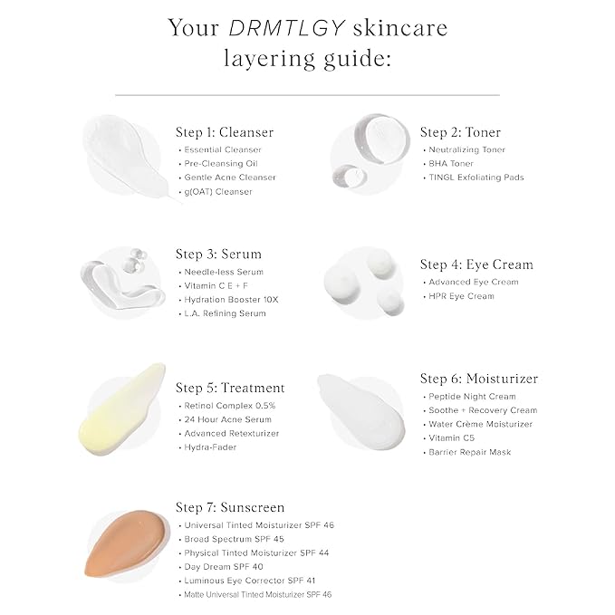 DRMTLGY Matte Universal Tinted Moisturizer with SPF 46. Universal Tint. All-In-One Light Matte Coverage Tinted Face Sunscreen with Broad Spectrum Protection Against UVA and UVB Rays. 1.7 oz-BrightBean Baby