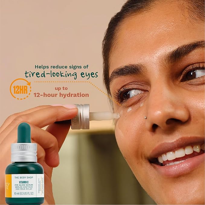 The Body Shop Vitamin C Eye Glow Serum - Illuminating And Brightening For Eye - 0.3 Fl Oz-BrightBean Baby
