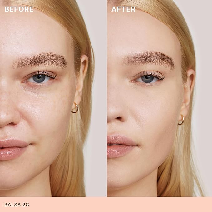 ILIA - Skin Rewind Complexion Stick - Foundation + Concealer + Skincare | Non-Toxic, Vegan, Cruelty-Free, Clean Makeup (2C - Balsa, 0.35 oz | 10 g)-BrightBean Baby