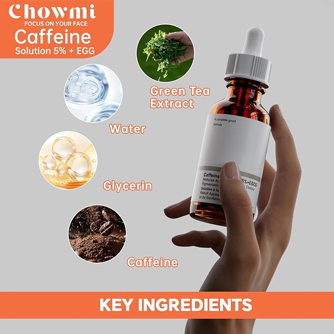 The Caffeine Solution 5% + EGCG,Reduces Appearance of Eye Contour Pigmentation and Puffiness,Under Eye Serum (30ml) Caffeine For Face Moisturizing Serum (1)-BrightBean Baby