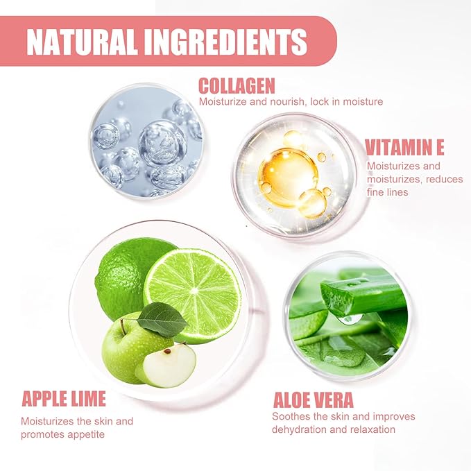 Bee Lip Balm Honey Pot,3 PCS Strawberry&Honey&Apple Lime Lip Sleeping Mask,Hydrating Prevention Dry and Cracked Lip Scrubs Exfoliator Lip Care,Moisturizing Lip Mask Overnight Reduces Lip Lines-BrightBean Baby