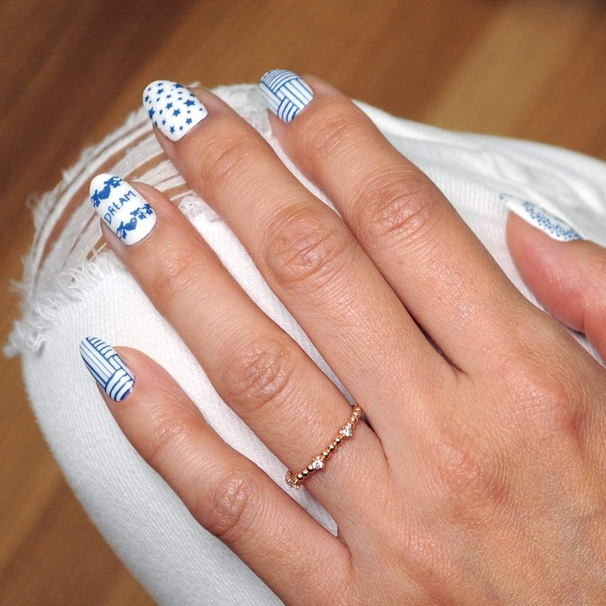 Maniology Simply Classic Nail Stamping Starter Kit | Timeless Nail Art, Elegant Patterns DIY Manicure – Includes Stamping Plate, Polish, Top Coat, Stamper & Scraper Card-BrightBean Baby