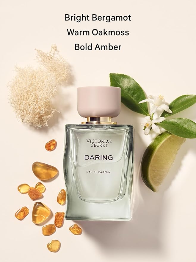 Victoria's Secret Daring Fragrance Mist, Notes of Bright Bergamot, Warm Oakmoss and Bold Amber, Body Spray for Women (8.4 oz)-BrightBean Baby