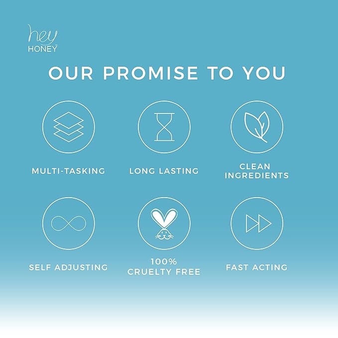 Hey Honey Skincare Be Clear Acne Routine | Clarifying Overnight Treatment | Propolis & Herbal Cream for Blemishes & Acne-Prone Skin | Immidiate Soothing Relief | 1.9 Oz-BrightBean Baby