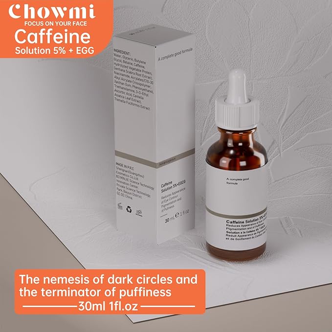 The Caffeine Solution 5% + EGCG,Reduces Appearance of Eye Contour Pigmentation and Puffiness,Under Eye Serum (30ml) Caffeine For Face Moisturizing Serum (1)-BrightBean Baby