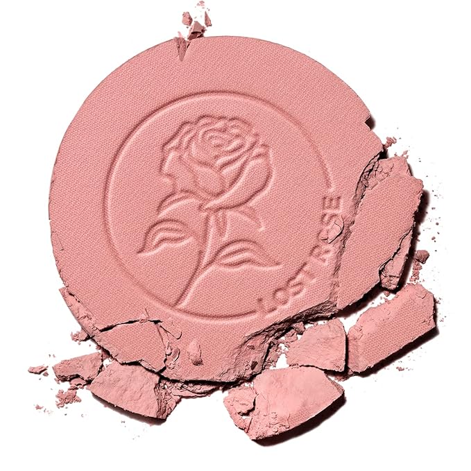 Face Blush, Powder Blush Makeup, Longlasting Highly Pigmented Face makeup, Smooth, Vegan & Cruelty Free, 1 Count, 04 LOST ROSE-BrightBean Baby