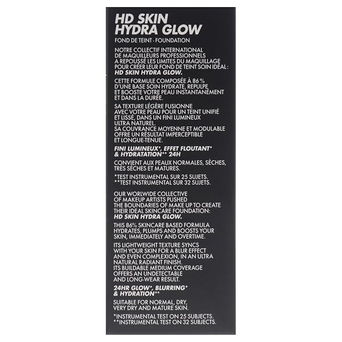 HD Skin Hydra Glow - 1R12 Cool Ivory by Make Up For Ever for Women - 1 oz Foundation-BrightBean Baby
