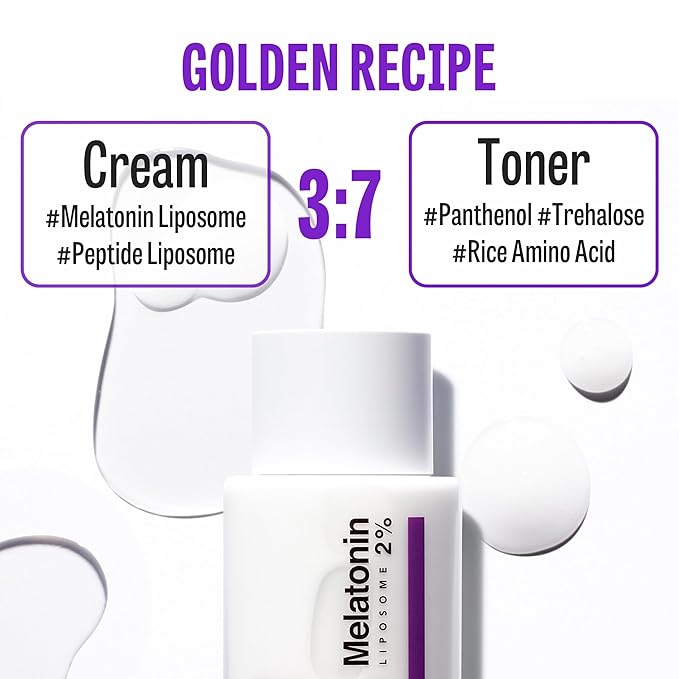 Time Return Melatonin Cream Toner | Highly Moisturizing Facial Toner for Sensitive Skin | Clarifying & Calming Toner for Face | Hydrating Toner for Face | Toner Cream Skin Toner (6.76 fl oz)-BrightBean Baby