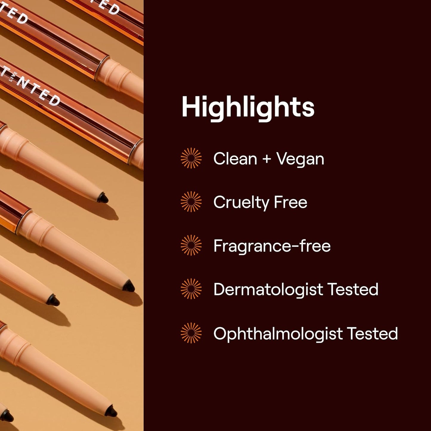 Live Tinted Hueliner Longwearing Pencil Eyeliner - Waterproof, Transfer-Proof, Long-Lasting Formula that Easily Glides On, High-Pigmented Pencil Eyeliner, 0.35g - Brown-BrightBean Baby