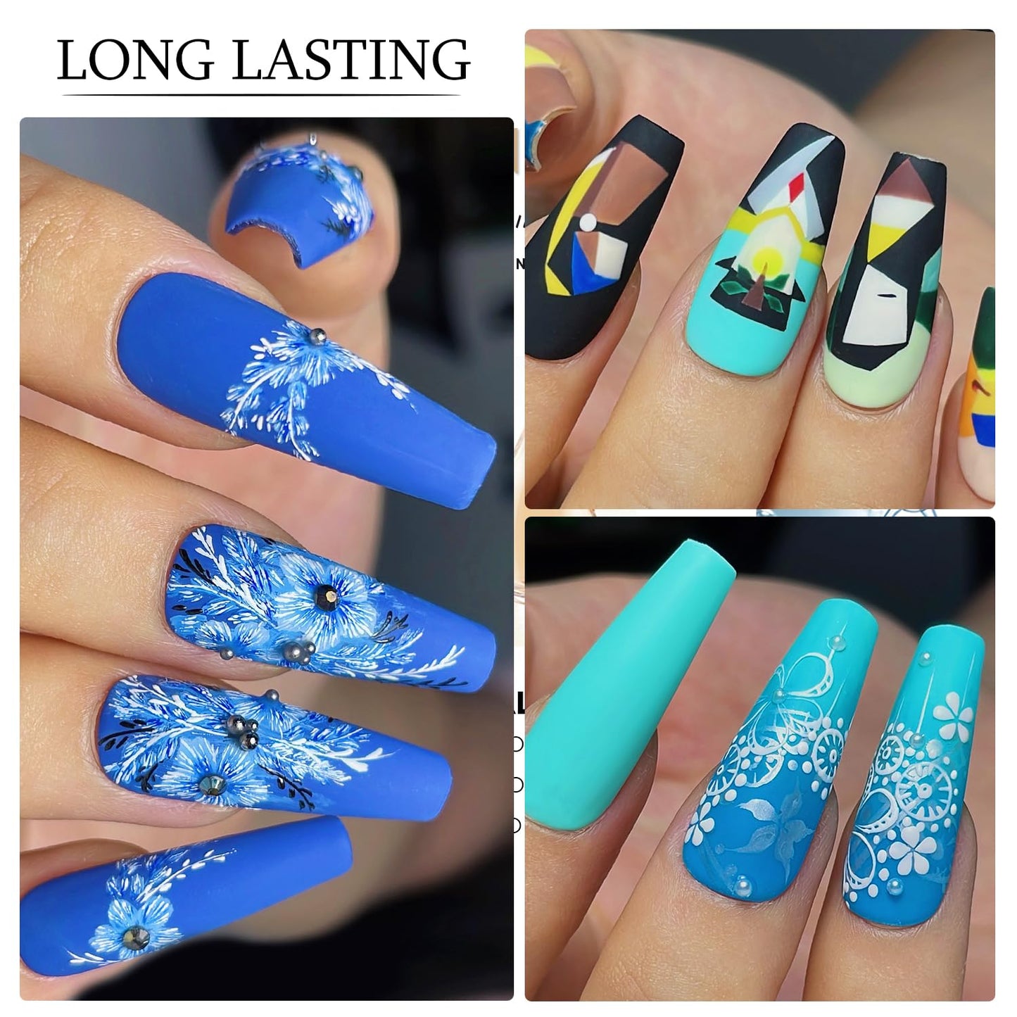 beautilux Gel Matte Top Coat, 100ml Large Capacity No Wipe Matte Top Coat, Soak Off Gel Polish Long-Lasting Prevent Scratches or Chipping, Home Nails DIY Salon 3.5 OZ-BrightBean Baby