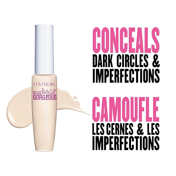 COVERGIRL - Clean Matte Concealer, Oil-Free, Lightweight Formula, Blendable, Natural-Looking Coverage, 100% Cruelty-Free-BrightBean Baby