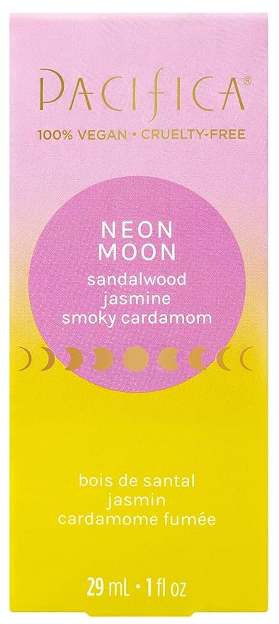 Pacifica Beauty Neon Moon Spray Perfume - Energetic Sandalwood Jasmine Smoky Cardamon - Clean Vegan Eau de Toilette, 1 fl oz-BrightBean Baby