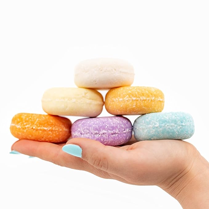 Citrus Splash Shampoo Bars for all Hair Types is Vegan, Sulfate Free and Made in the USA. This beach shampoo bar has a swim detangler and is great as a travel shampoo. Get up to 60 washes.-BrightBean Baby