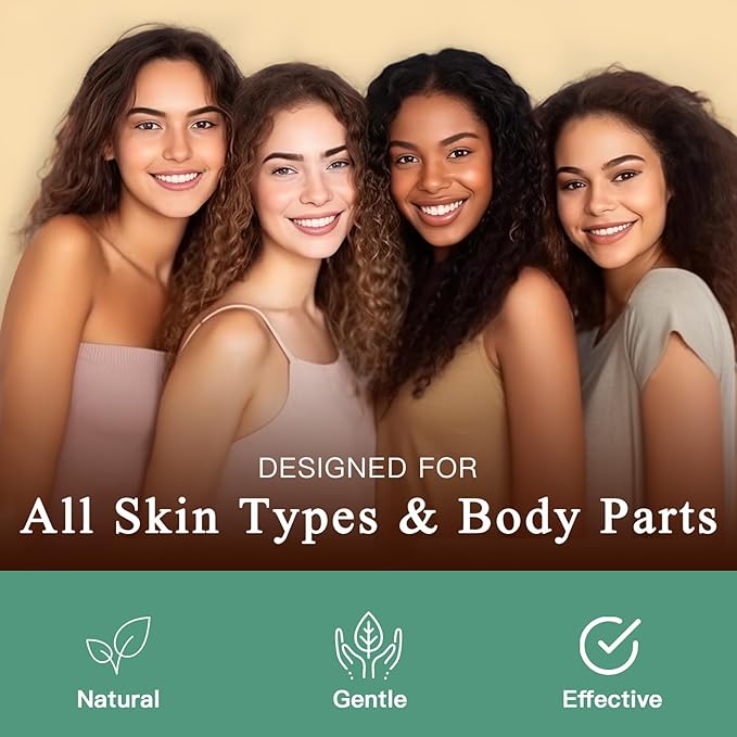 1.3Lb/21oz Hard Wax Beads for Hair Removal, Bouvetean Wax Beans for Bikini, Eyebrow, Face, Legs, Full Body Sensitive Skin Waxing with 10pcs Wax Spatulas (Pack of 6)-BrightBean Baby