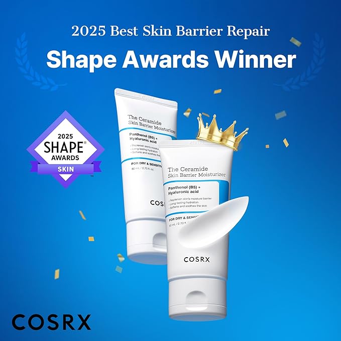 COSRX Ceramide Skin Barrier Moisturizer for Face with 7 Ceramides, Hyaluronic Acid & Panthenol for All Skin Types, 2.7 fl.oz, Korean Skin Care-BrightBean Baby