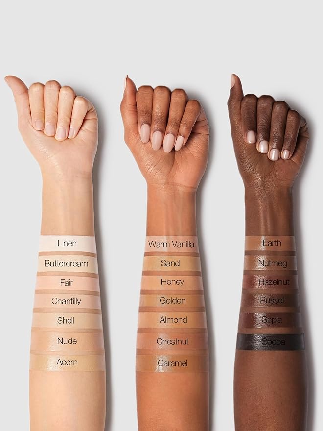 SHEGLAM 12HR Full Coverage Concealer Matte Finish Concealer Stick for Under Eye and Dark Circles - Linen-BrightBean Baby