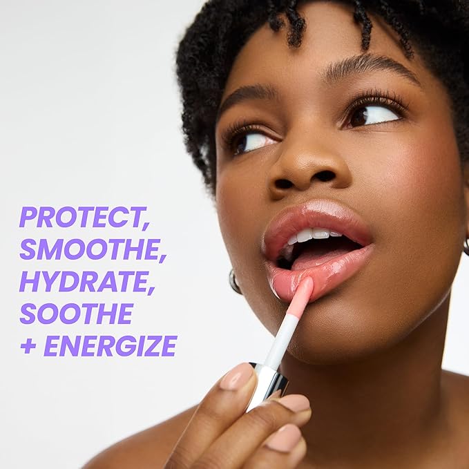 Wonderskin Lip Oil Rehab Serum - Tinted Lip Oil, Hydrating, Moisturizing, and Non-Sticky Coral Pink Tint Serum for Dry Lips (Lover)-BrightBean Baby