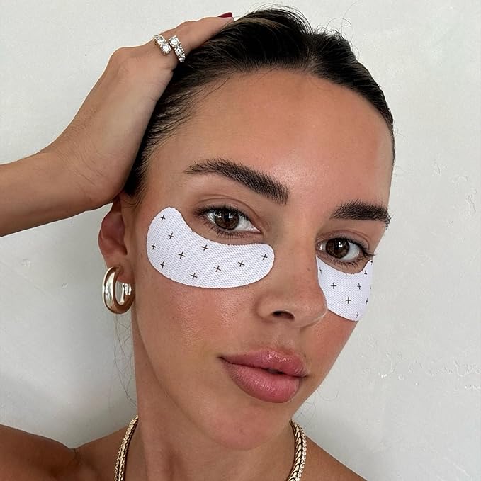 '+ Lux Unfiltered Cooling Under Eye Patches - Anti-Slip Caffeine Infused Korean Eye Mask - Reduces Puffiness, Brightens, & Hydrates Skin - Fragrance Free, Vegan, & Cruelty Free - 10 Count-BrightBean Baby