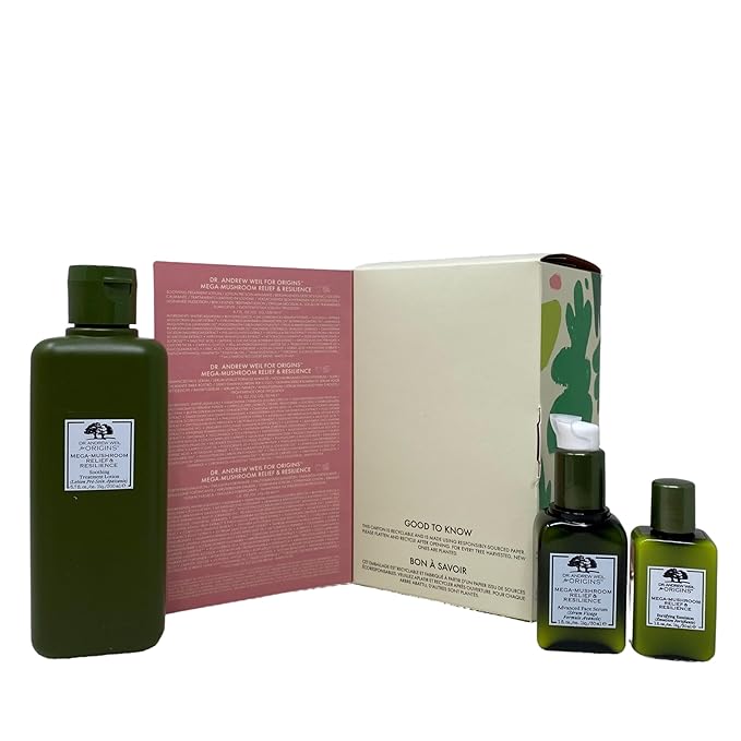 Origins Calm & Steady Mega-Mushroom Essentials To Soothe & Strengthen-BrightBean Baby