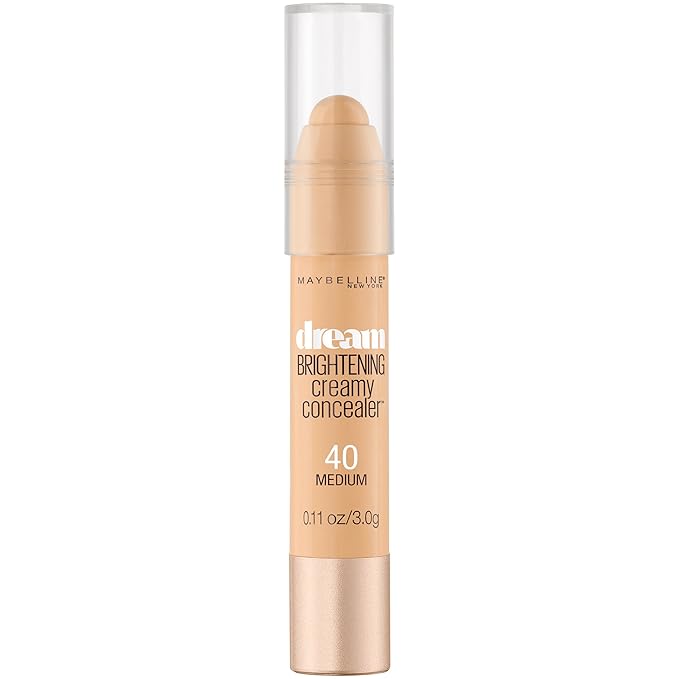 Maybelline Dream Brightening Creamy Concealer, Medium, 0.11 oz.-BrightBean Baby