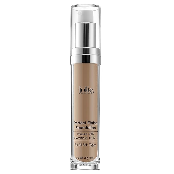 Jolie Perfect Finish Liquid Foundation Makeup SPF 15 Oil Free (MW2)-BrightBean Baby