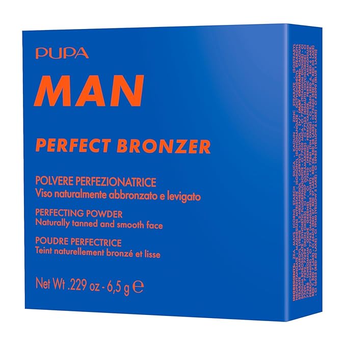 Pupa Milano Perfect Bronzer Perfecting Powder, 001, 0.229 oz - Bronzer Powder - Enriched with Cornstarch and Kaolin - Matte Bronzer - Makeup for Men-BrightBean Baby