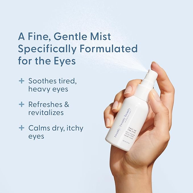 twenty/twenty Easy On The Eyes – 0.02% Hypochlorous Acid Spray to Cleanse Eyelashes – Reduce Eyelid Irritation – Safe for Sensitive Skin – Ophthalmologist Developed–Vegan, Clean Ingredients – 60ml-BrightBean Baby