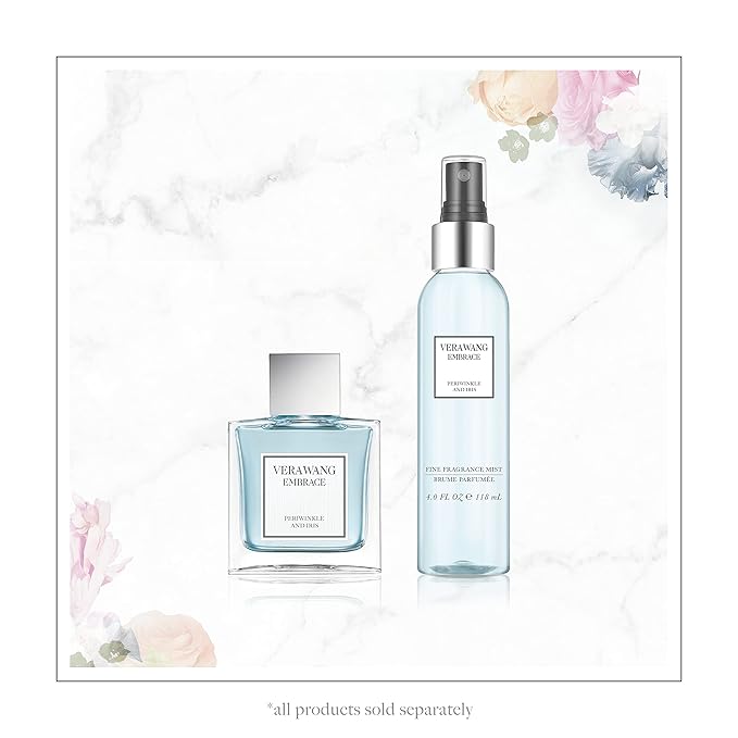 Vera Wang Embrace Periwinkle and Iris Body Mist 8.4 fl oz (Pack of 1), Notes of Bergamot, Periwinkle, and Vanilla, Women's Fragrance, Long Lasting, Everyday Fragrance-BrightBean Baby