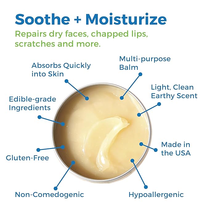 Waxhead Aftersun Body Butter for Sunburn Relief - Also great Tattoo Balm, Eczema Cream for Kids Adults, After Sun Lotion, Sunburn Treatment, Healing Salve-BrightBean Baby