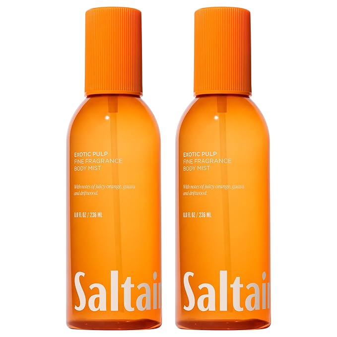 Saltair Body Mist 2 Pack - Fine Fragrance, Lightweight Body Spray Mist with Exotic Pulp Scent. Long Lasting Perfume Mist. 2x 8oz Bottles-BrightBean Baby