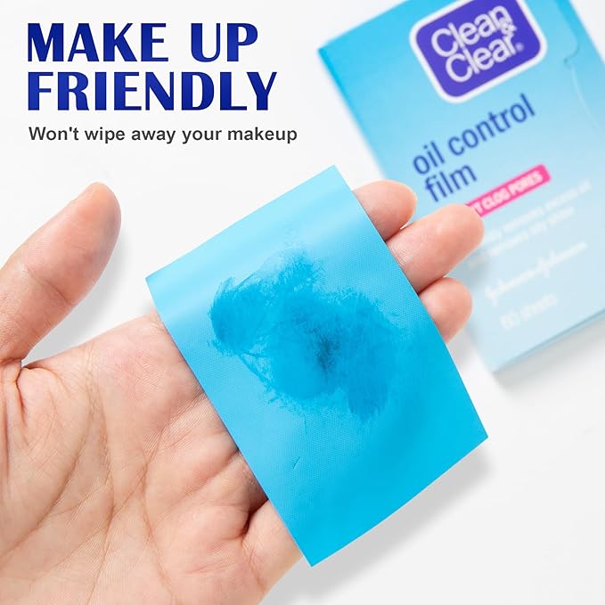 Oil Blotting Sheets From China Replacment for Clean&Clear Oil Absorbing Sheets,2 Pack(total 120sheets) Oil Control Film for Face,High-performance Handy Face Blotting Paper for Oily Skin-BrightBean Baby