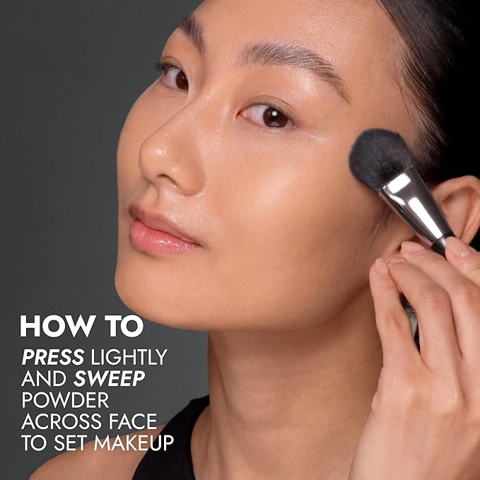 COVER FX Perfect Setting Powder - Shade Deep - Loose Makeup Finishing Powder - Mattify Skin and Lock in Makeup - Blurs Fine Lines - Full Size-BrightBean Baby