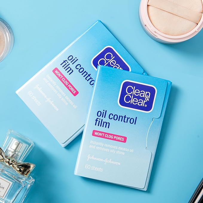 Oil Blotting Sheets From China Replacment for Clean&Clear Oil Absorbing Sheets,2 Pack(total 120sheets) Oil Control Film for Face,High-performance Handy Face Blotting Paper for Oily Skin-BrightBean Baby