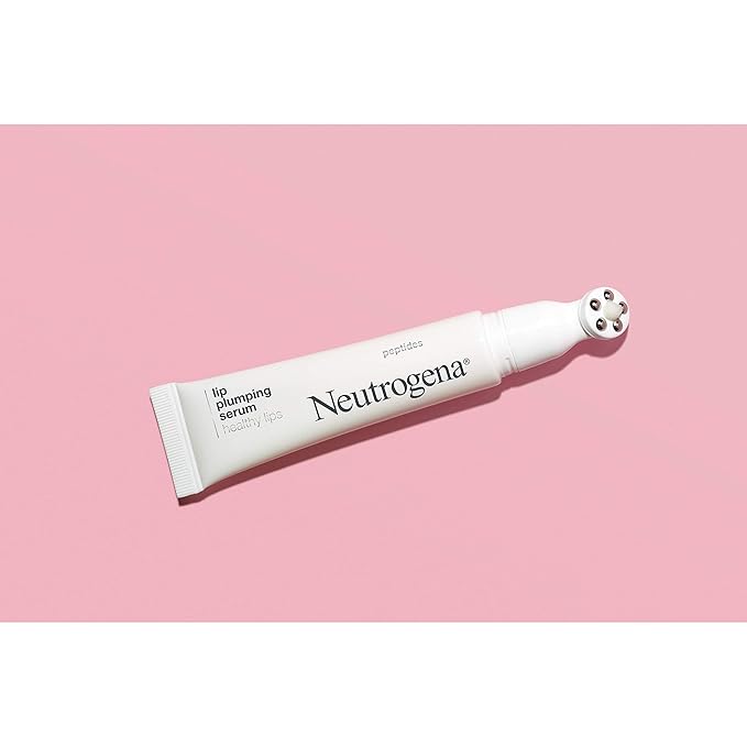 Neutrogena Healthy Lips Plumping Serum, Lip Enhancer with Peptides Nourishes and Promotes the Appearance of Naturally Fuller and Plumper-Looking Lips, 0.5 fl. oz-BrightBean Baby