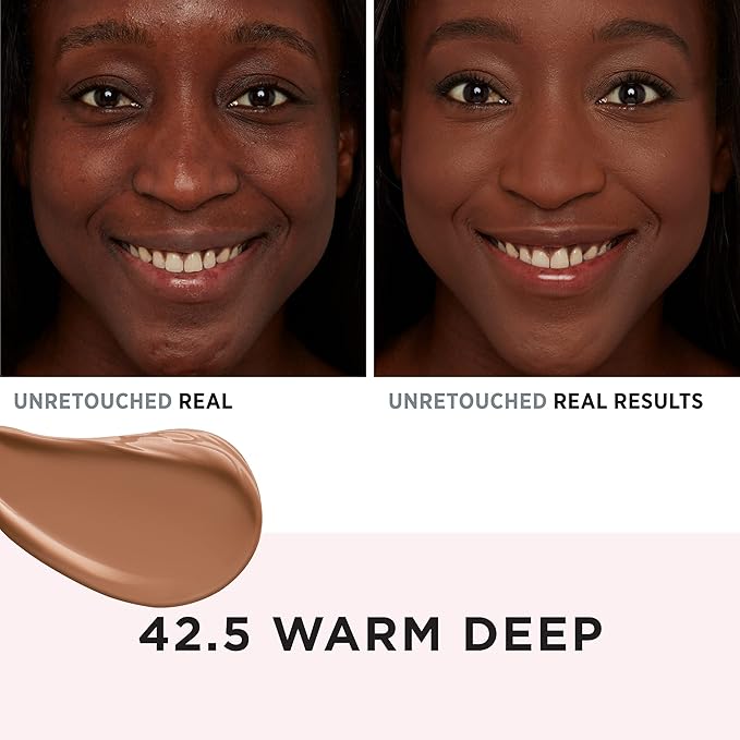 IT Cosmetics Makeup Set - Includes Supersize Bye Bye Under Eye Concealer (42.5 Deep) + Heavenly Luxe Complexion Perfection Concealer Brush (1 fl oz) - with Collagen, Hyaluronic Acid & Antioxidants-BrightBean Baby