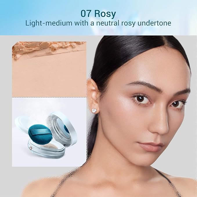 FLORASIS Flawless Jade Breathable Setting Powder (07 Rosy)-BrightBean Baby