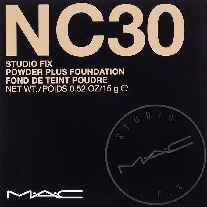 MAC M.A.C. Studio Fix Powder Plus Foundation, NC30, 0.52 Ounce (0773602010509)-BrightBean Baby