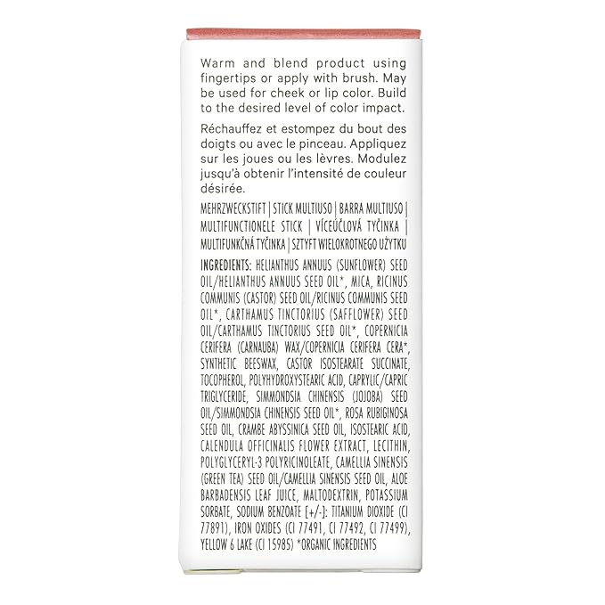 Well People Supernatural Stick Multi-Use Blush, Creamy, Hydrating Blush Stick For A Pop Of Color, Multi-use, Vegan & Cruelty-free, Blood Orange-BrightBean Baby