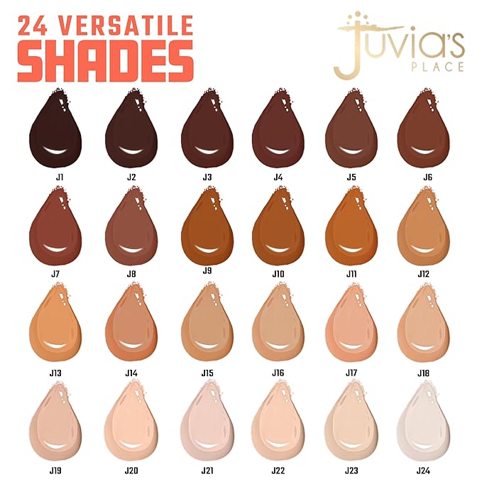 Juvia's Place I Am Magic Liquid Concealer J24 - Fairest w/Neutral-Cool Undertone / 0.34 fl oz, Full Coverage Concealer, Makeup Concealer, Hydrating Concealer, Waterproof Concealer, Long Wear Concealer-BrightBean Baby