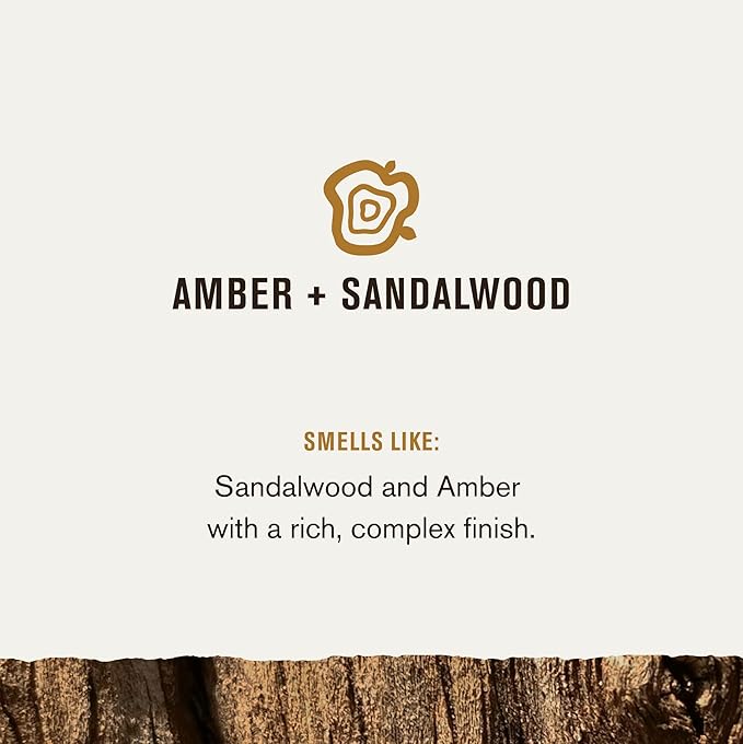 Every Man Jack Amber+Sandalwood Hydrating Mens Body Wash for All Skin Types-Cleanse, Nourish, and Hydrate Skin with Naturally Derived Ingredients-Paraben Free, Phthalate Free, Dye Free-24oz(Pack of 2)-BrightBean Baby