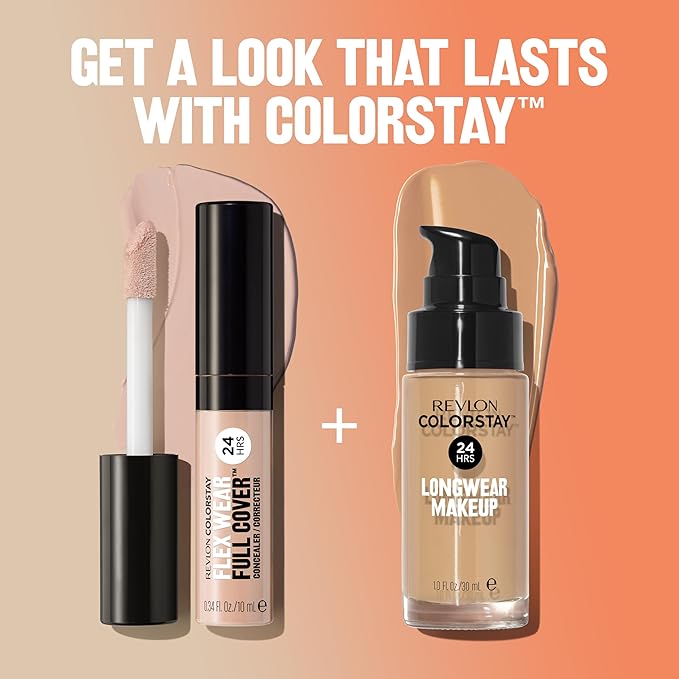 Revlon Liquid Foundation, ColorStay Face Makeup for Combination & Oily Skin, SPF 15, Longwear Medium-Full Coverage with Matte Finish, Medium Beige (240), 1.0 Oz-BrightBean Baby