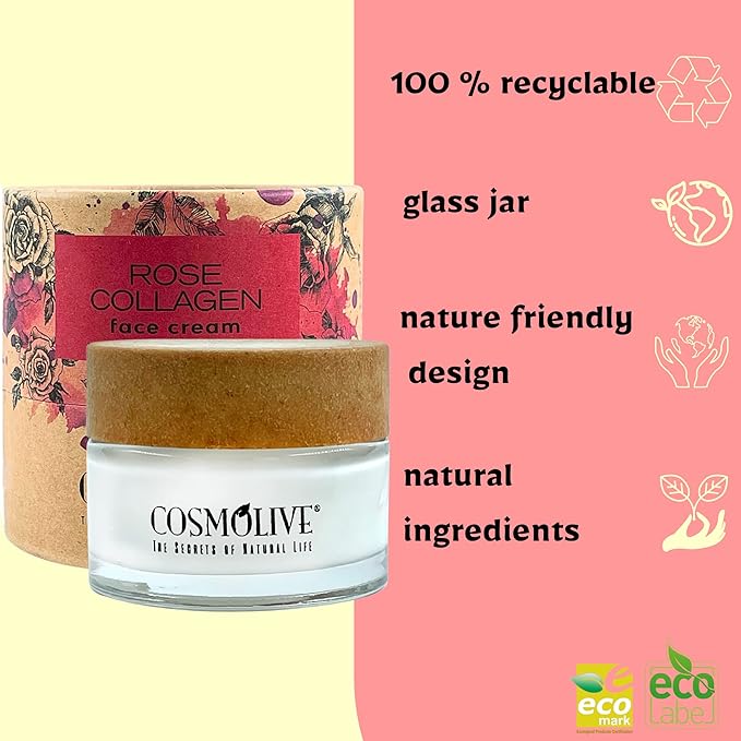 Natural Moisturizer Face Creams (Rose Collagen)-BrightBean Baby