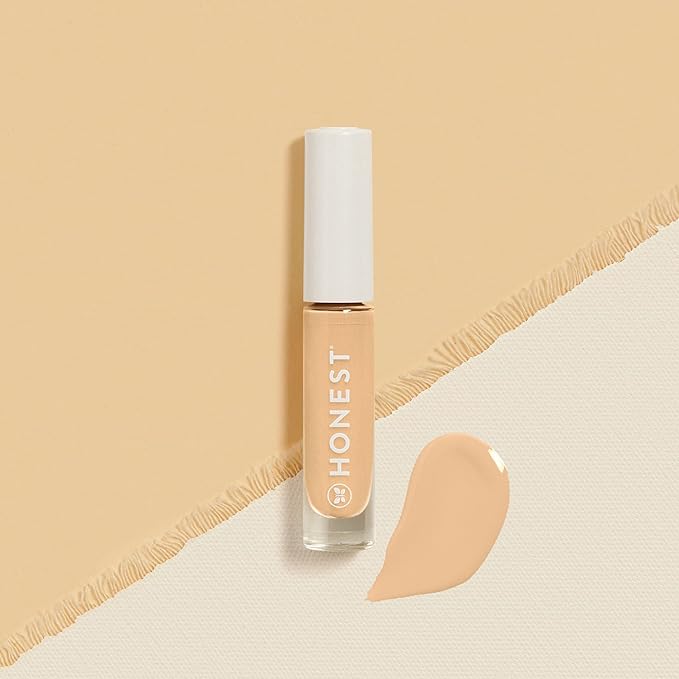 Honest Beauty Fresh Flex Concealer with Niacinamide + Vitamin E + Hyaluronic Acid | Vegan + Cruelty free | Sand, 0.17 fl oz-BrightBean Baby