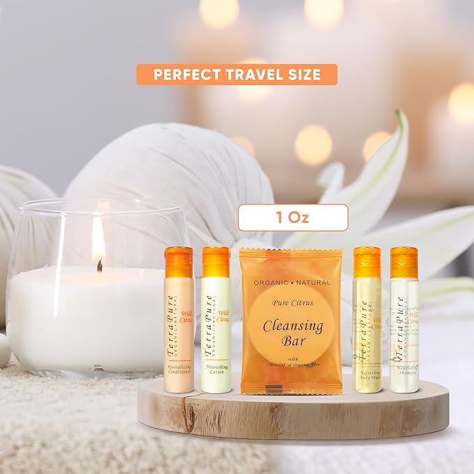 Terra Pure Wild Citrus | 1 oz. Liquids and 1 oz. Bar Soaps | 1-Shoppe All-In-Kit-BrightBean Baby