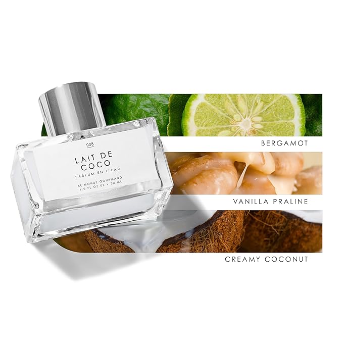 Le Monde Gourmand Le Jumbo Lait de Coco Eau de Parfum - 2.5 fl oz (75 ml) - Coconut, Vanilla, Bergamot Perfume Notes-BrightBean Baby