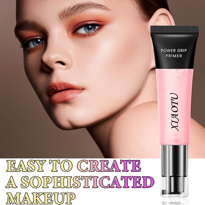 One Step Color Corrector,Color Correcting Facial Serum,Isolation Cream,Pore Primer,Invisible Pore,Skin Tone Correcting,Moisturizing Concealer Foundation Face Makeup Primer Base(Pink)-BrightBean Baby